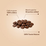 Café Black Blend Arábica Natural Lata 250 gr grano