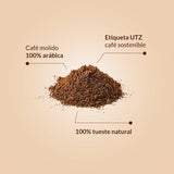 Café Blend Orgánico Natural Eco Beans Rainforest Alliance 1 kg molido