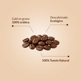 Café Ecológico Descafeinado Tueste Natural 100% Arábica 500 g