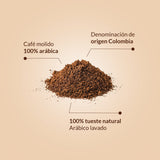 Café de Finca Mocatán 100% Colombia Natural 1 kg molido
