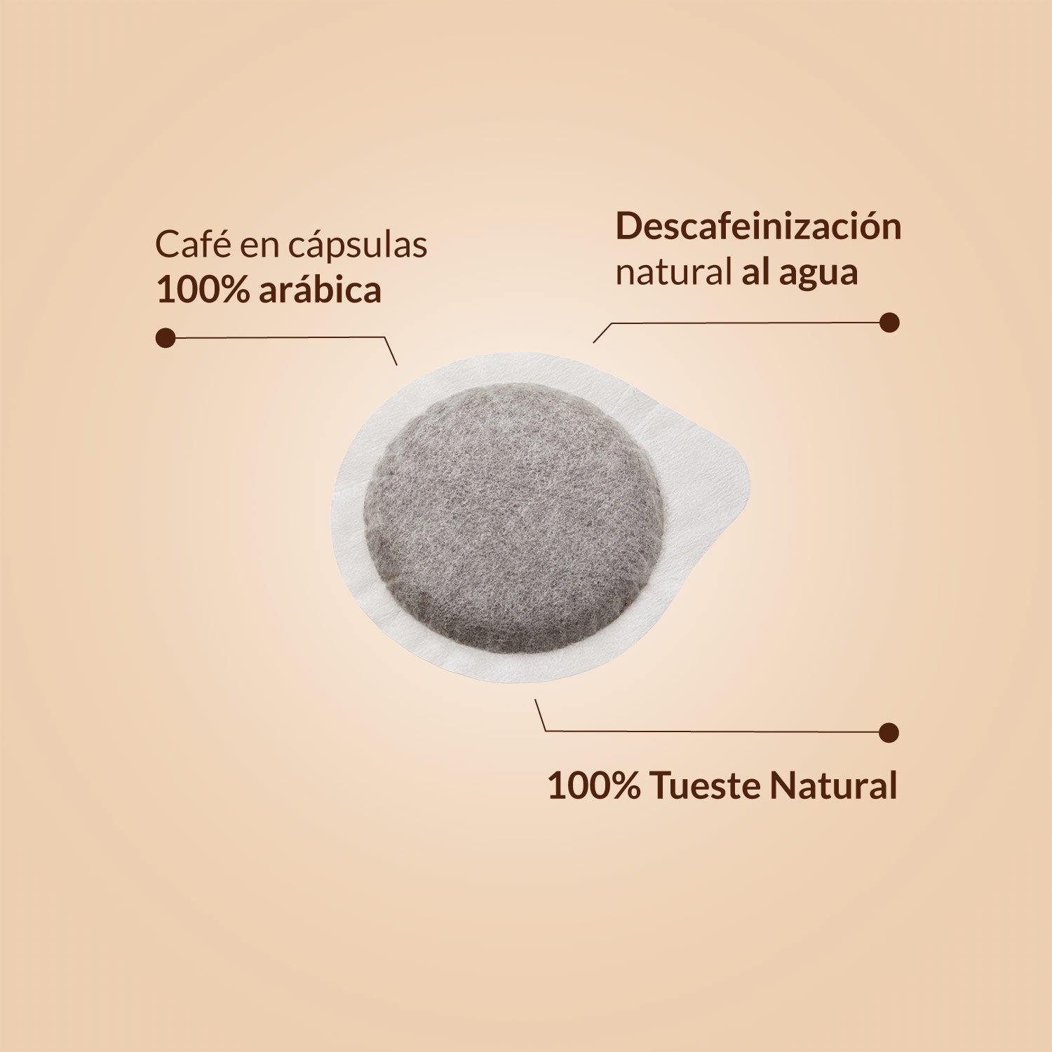 Cápsulas de Café Descafeinado Espresso Point 100 uds