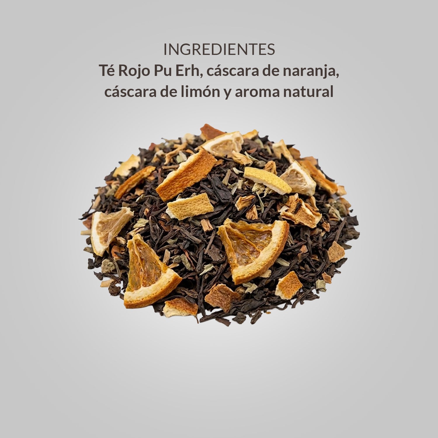 Té Rojo Pu Erh Orgánico con Naranja y Limón 15 uds