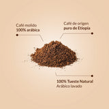 Café de Etiopía 100% Arábica 1kg molido