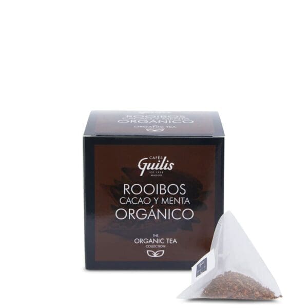 Cafés Guilis Roiboos Orgánico de Cacao y Menta
