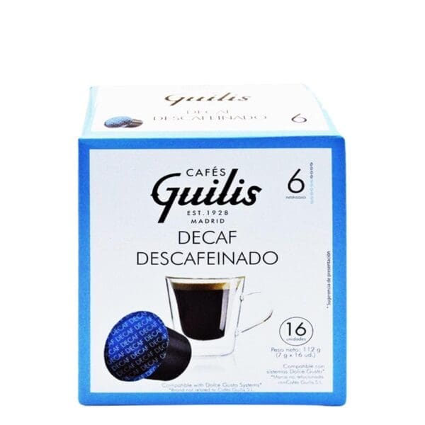 cápsulas café descafeinado compatibles Dolce Gusto