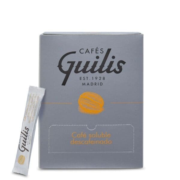 Cafés Guilis Café Soluble Descafeinado 100 sticks